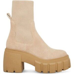 Steve Madden Beige Platform Boots 7